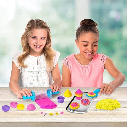 Arena Mágica Kinetic Sand Juego De Pastelería +3 Años