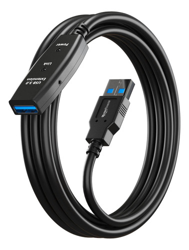 Mutecpower Cable De Extensin Usb Activo De 16 Pies 3.0 Macho