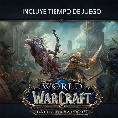 World Of Warcraft: Battle For Azeroth Wow + Tiempo De Juego