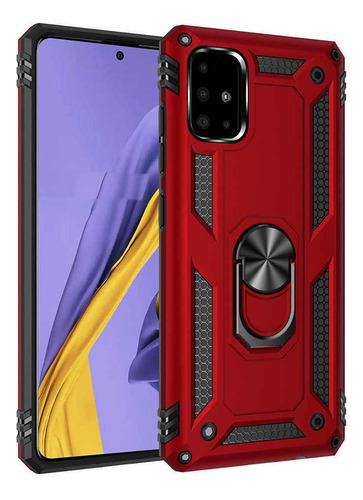 Forro Estuche Antishock Armadura Anillo Samsung A51 , A71