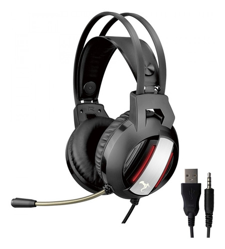 Imagen 2 de 2 de Auricular Gamer Ps3 Ps4 Luces Led Kolke Perseo Kga 494
