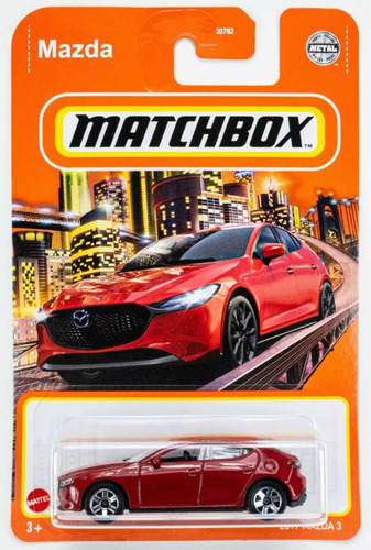Mazda 3 2019 Matchbox Escala 1/64