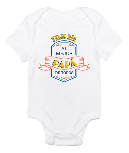 Regalo Papá Pañalero Body Playera Bebé Niños Amor 6 Diseños