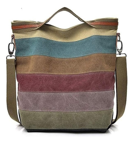 Cvfaji Bolsos De Hombro Para Mujer Bolsos De Lona Hobo Bolso