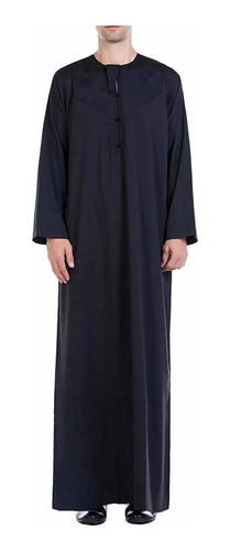 Hombres Árabes Musulmanes Thobe Thawb Caftan