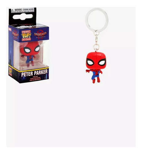 Funko Pop Keychain Spider Man Into The Spiderverse