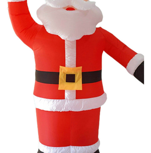 Papá Noel Inflable Con Luz Led Para Decoración De