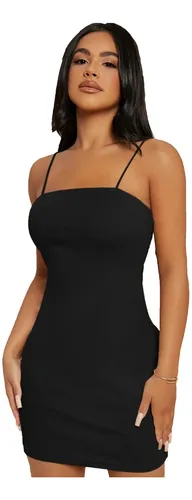 Vestido Feminino Colado Alcinha Midi Blogueira Al a P M G Gg