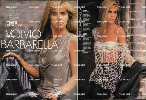 Clipping__año 1990: Raquel Mancini: Metal Look En 2 Págs. 