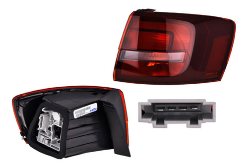 Calavera Ext Der Obscura C/leds Depo Volkswagen Jetta 15_18