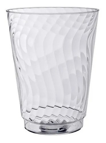 Outlet 84 Vasos Plástico Tipo Cristal 414ml Desechabl Chinet