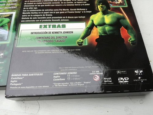 Hulk - Dvd - Temporada 1 + 2 - El Increible Hulk