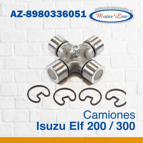 Imagen 3 de 10 de Cruceta Isuzu Elf 200 / 300 Mediana 8980336051