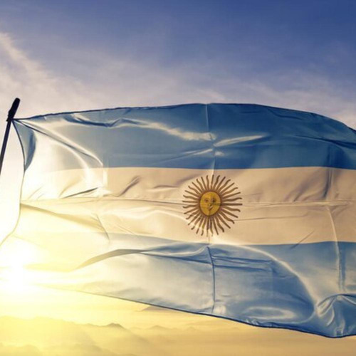 Hermosa bandera argentina grande de 1,5 x 0,9 m para fiestas