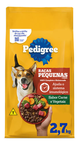 Ração Pedigree Equilíbrio Natural para Cães Adultos de Raças Pequenas e Minis 20 kg