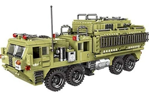 Juguete Armable Convoy Militar De 1377 Pcs