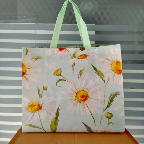 100 Sacola Tnt Laminado Reutilizável - Ecobag Retornável Ang