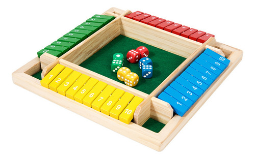 Juego Emboadlie Funny Family Games: Shut The Box Board Shut