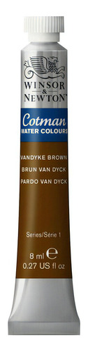 Pintura Acuarela Cotman Winsor Newton Tubo 8ml Color Escoger Color Vandycke Brown - Pardo Van Dyke