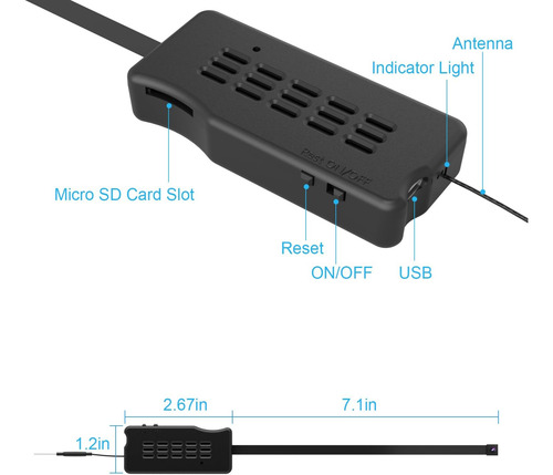 Mini Cámara Diy Módulo Hd 1080p Cámara Pequeña Wifi Secur...