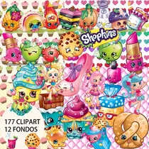 Comprar Kit Shopkins Clipart Png Y Papeles Digitales