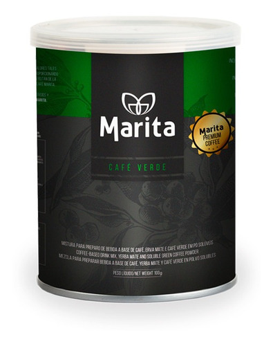 Cafe Marita Alta Qualidade 3.0 - Erva Mate Formula Psyllium 