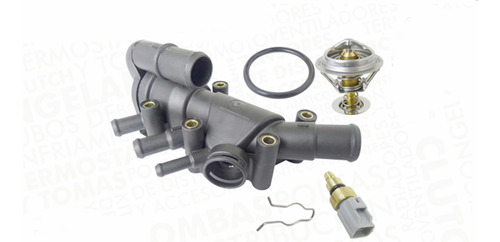 Toma Agua Ford Fiesta 1.6 C/termostato Bulbo Completa