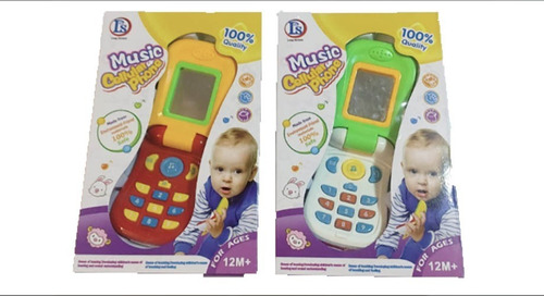 Celular De Juguete Luces Y Sonidos Para Niños