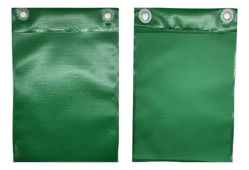 Banderín Pvc Rectangular Con Ojetillos 30x30 - Leyad Verde Banderín ...
