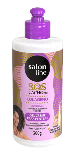 Salon Line - Linha Tratamento (sos Cachos) - Crema De Gel Pa