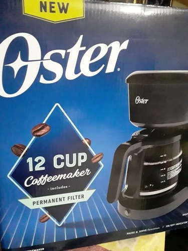 Cafeteras Oster 12 Tazas Filtro Permanente Bvstdcdw12r | MercadoLibre
