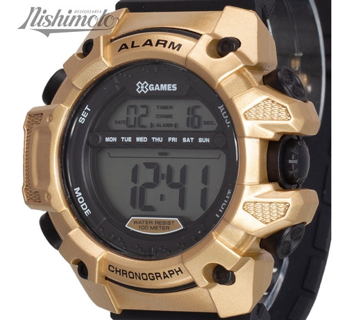 Relógio X-games Masculino Digital Xmppd399 Bxpx Dourado