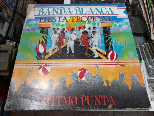 Lp Banda Blanca Fiesta Tropical Ritmo En Acetato,long Play