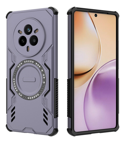 Funda Rígida De Plástico Armor Para Xiaomi Redmi Note 14 Pro Plus K80 Pro Funda Protectora Magnética A Prueba De Golpes