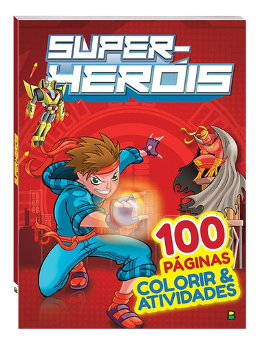 Colorir & Atividades: Super-heróis, de Book Factory ial. Editora Todolivro Distribuidora Ltda., capa mole em português, 2020