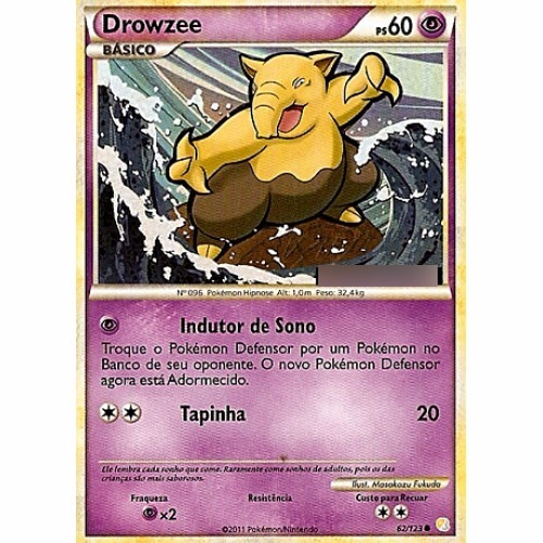 Drowzee - Pokémon Psíquico Comum 62/123 Pokemon Card Game