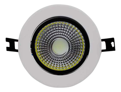 Foco Led Embutido 12w Redondo Luz Fria Luz Frio