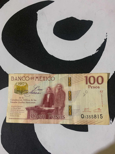 Billete De 100 Pesos Cien Años De La Constitución Política