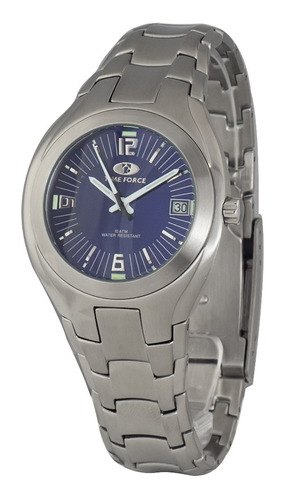 Reloj Time Force Tf2582m 02m Unisex De Acero Inoxidable Azul