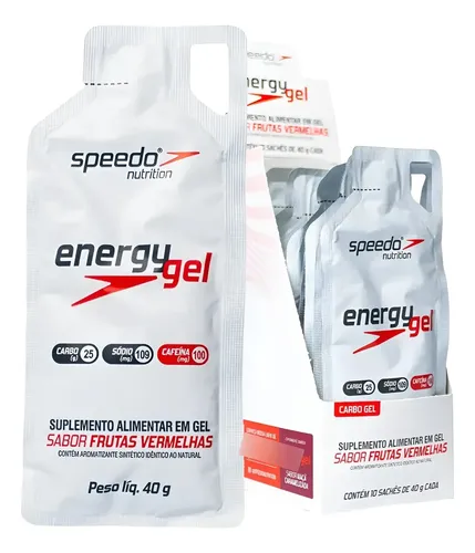 Energy Gel Z2 Speedo Frutas Vermelhas Box 10uni
