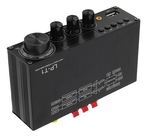 Amplificador Digital Hifi Con Subwoofer Estéreo 5.1 De 2.1 C