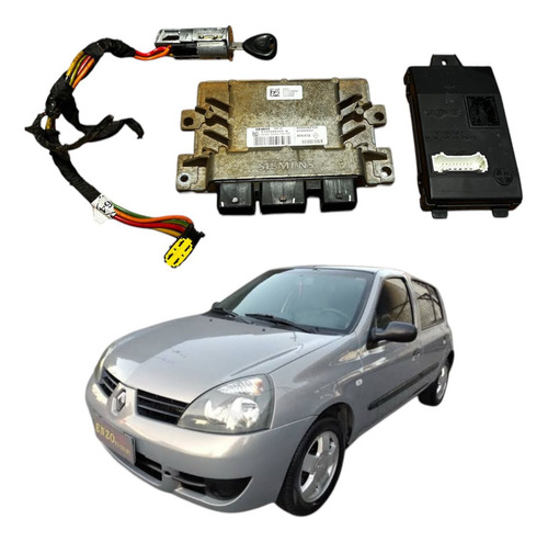 Kit Code Injecao Modulo Chave Ignicao Clio 1.0 16v Flex Orig (Usado)