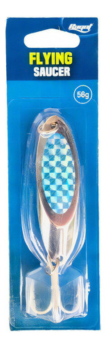 Cuchara 2 Oz Flying Saucer Matona Pesca Playa Jurel Pargo Color Azul