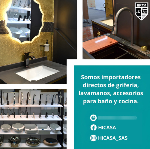 Regadera Hicasa Baño G-s-8 Acero Inox. 20 Cm Cuadr.