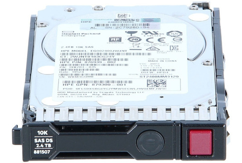 Disco Duro Servidor Hpe 2.4 Tb Sas 10k Sff Sc Ds Hdd