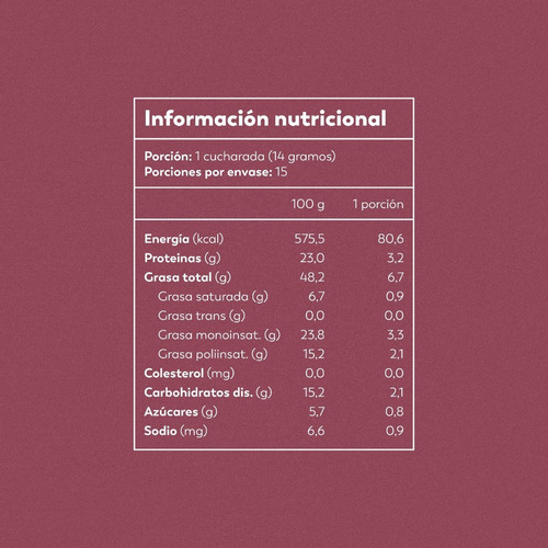 Imagen 4 de 6 de Mantequilla De Maní Dorada 210g 100% Natural