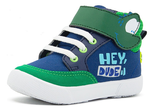 Bubble Gummers® Tenis Bota Niño Dinosaurio Primeros Pasos