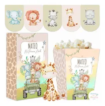 Comprar Kit Imprimible Animales Selva Safari Bebé Texto Editable