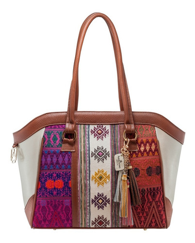 Imagen 1 de 5 de Bolso Artesanal Maya Oro 3 Telares Bolsa Piel Dama Envío Gra