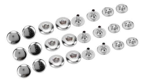 Juego De 200 Sujetadores Snap Buttons, 8 Mm, Cobre Fuerte